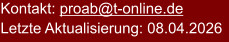 Kontakt: proab@t-online.de Letzte Aktualisierung: 08.04.2026